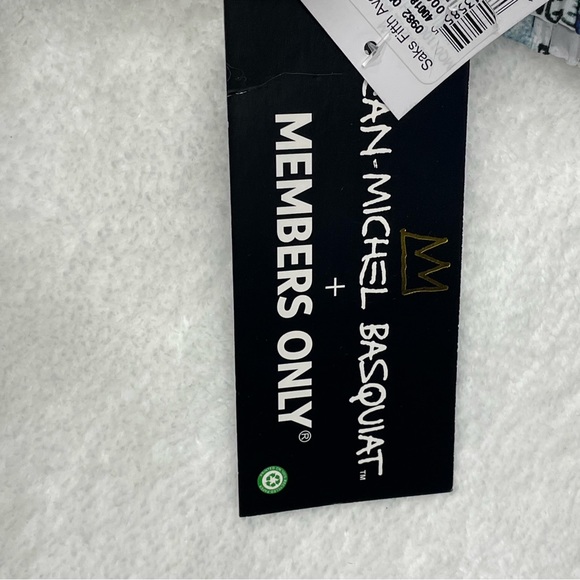 Jean-Michel Basquiat Men's ‘Members Only Windbreaker Jacket Sz XL Multicolor - Picture 4 of 8